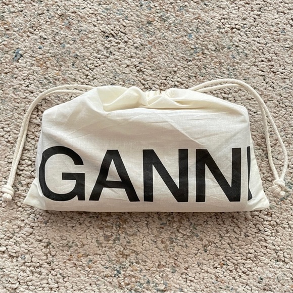 SOLD new Ganni Tan Leather Envelope Shoulder bag - Picture 6 of 6